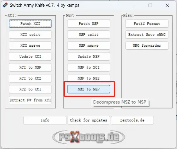 Switch游戏格式转换工具SAK Switch Army Knife .nsz .xcz解压及.nsp .xci转档工具下载-3.jpg
