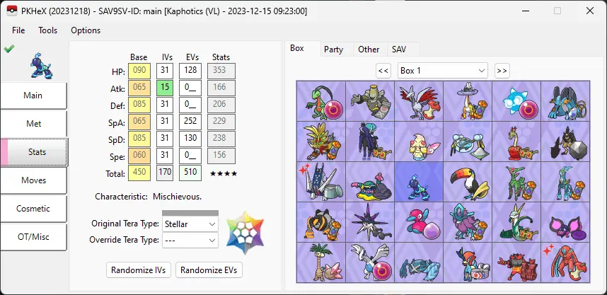 PKHeX 宝可梦存档编辑作弊工具 自由修改宝可梦属性、技能、道具、图鉴完成度等信息                          这是一款开源的宝可梦存档编辑器，比金手指更强大-1.jpg